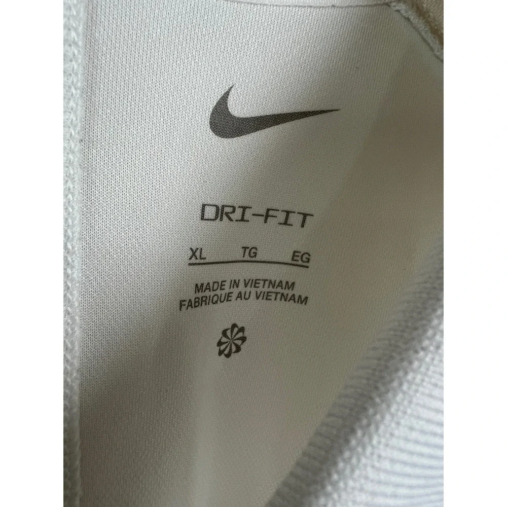 Nike Golf Polo Mens XL Dri-Fit Short Sleeve Athletic Shirt DH0822-100 White B17‎